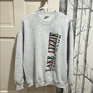 Vintage Lake Lizzie Yacht Club Crewneck Sweatshirt